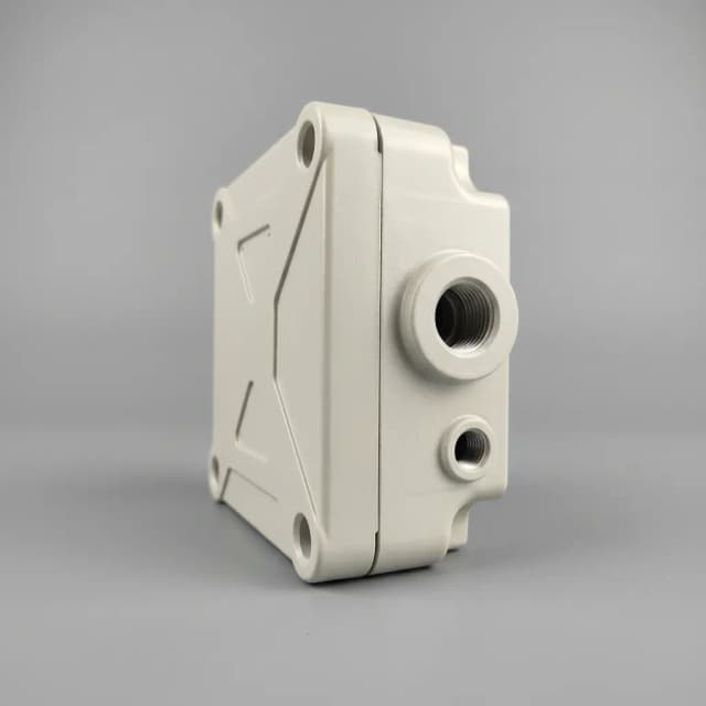 Custom actuator housing component with sealing surfaces