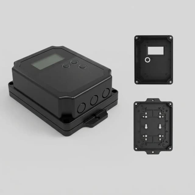 Actuator housing machined from aluminum alloy block