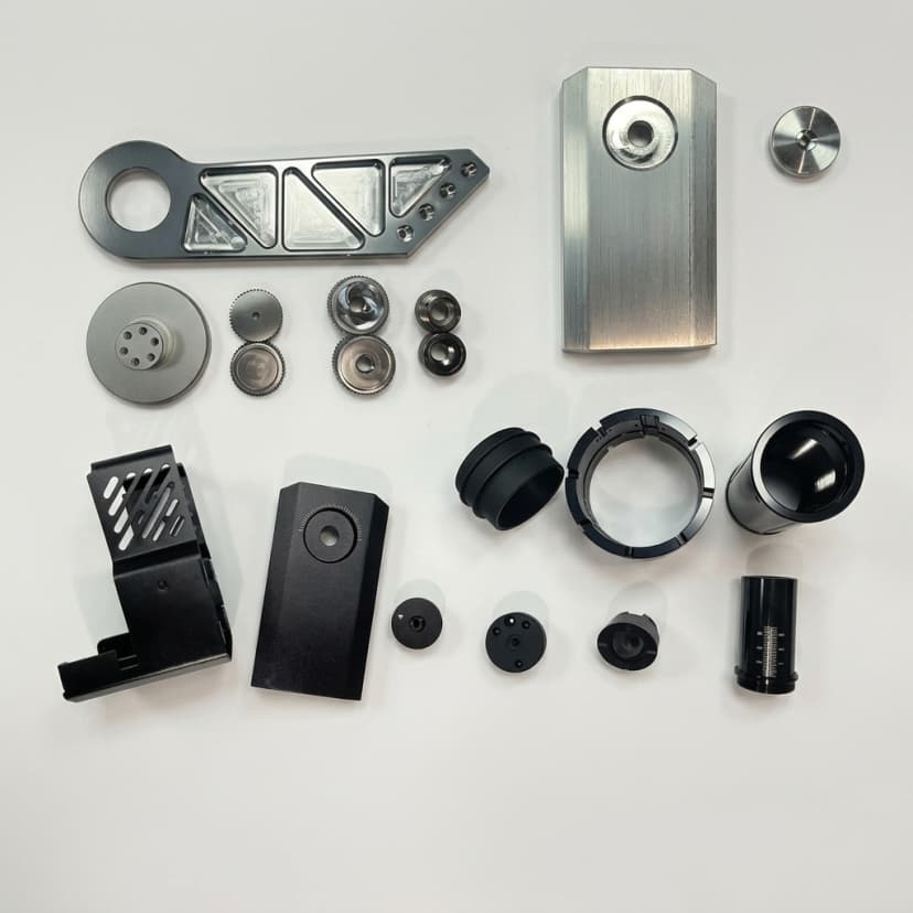 Custom CNC machined actuator component package