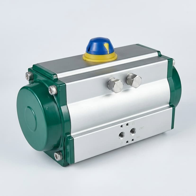 Piston actuator for fluid-control valve systems