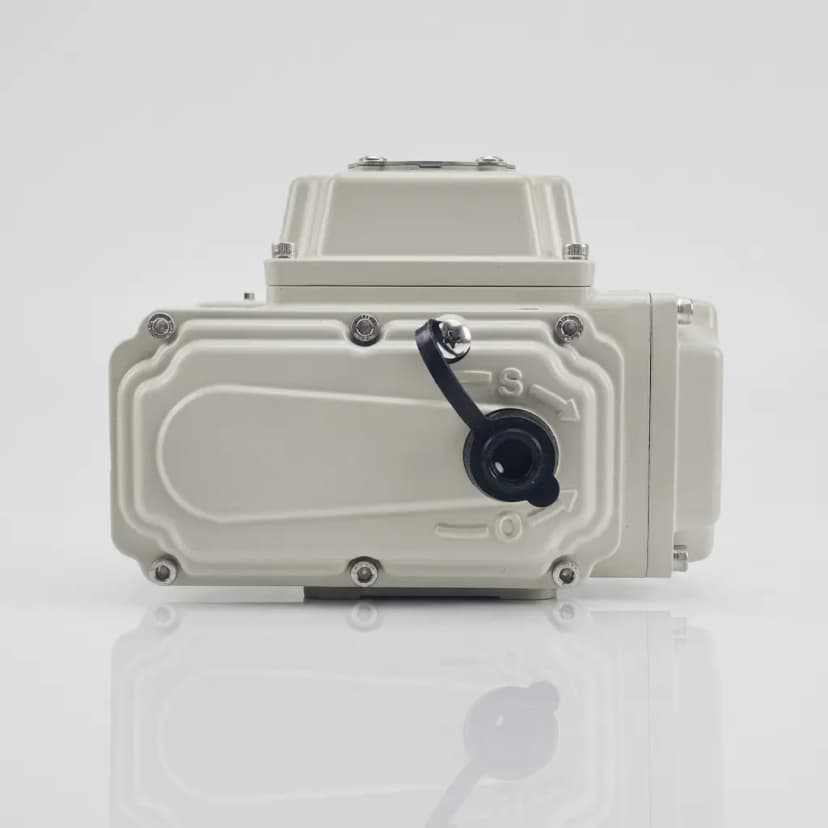 Industrial valve actuator for flow-control automation