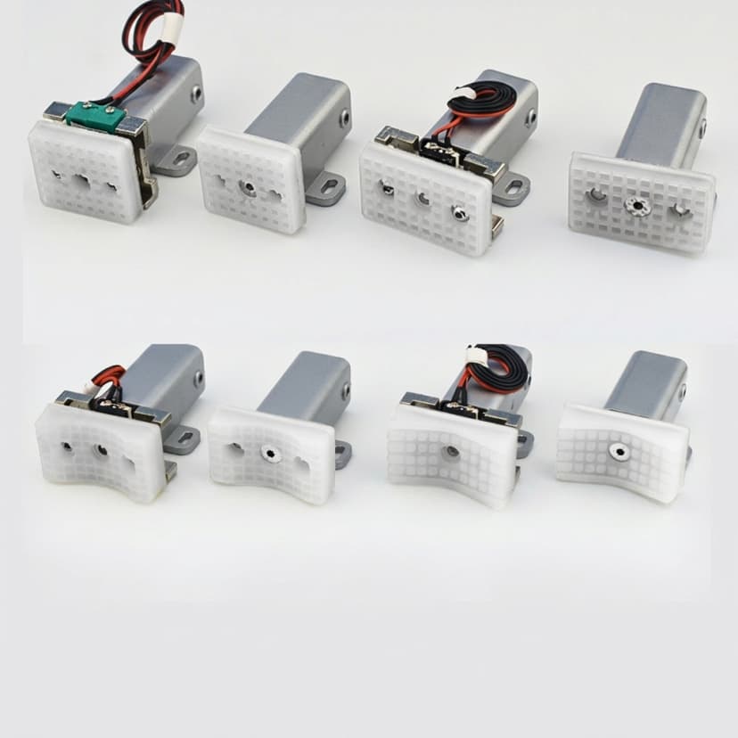 Custom actuator adapter bracket with precision hole pattern