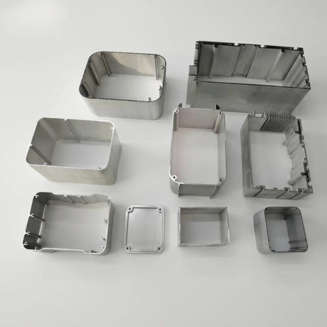 CNC machined actuator housing with precision bore and mounting face