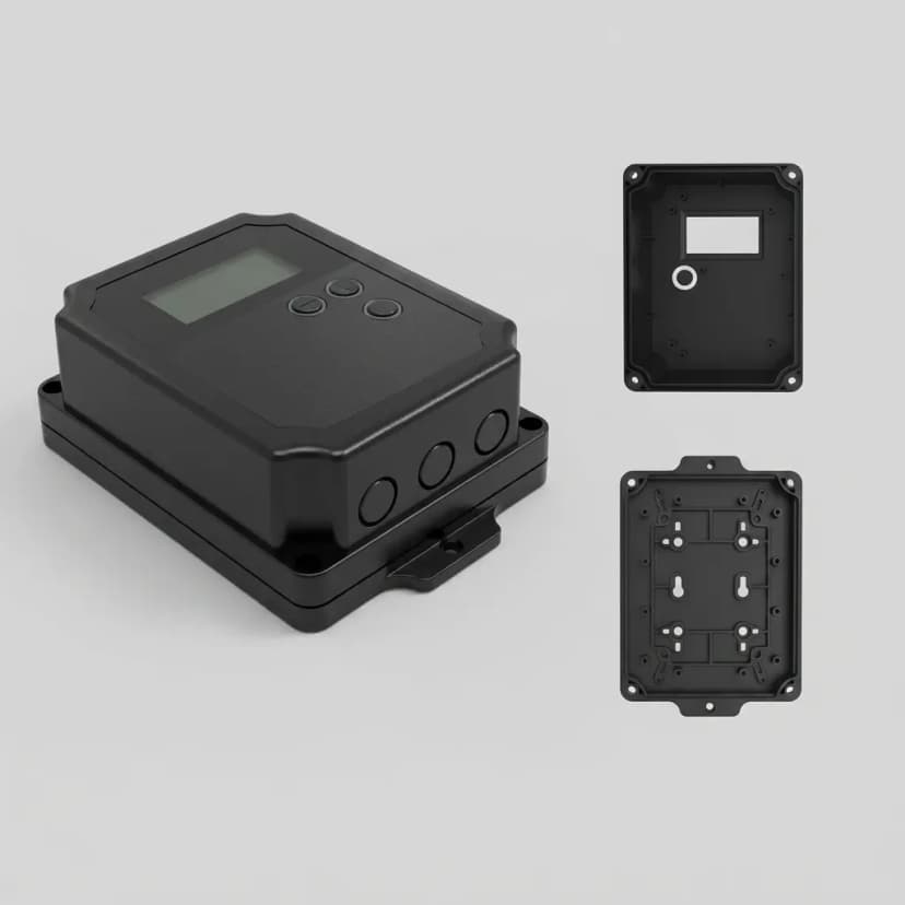 Actuator housing machined from aluminum alloy block