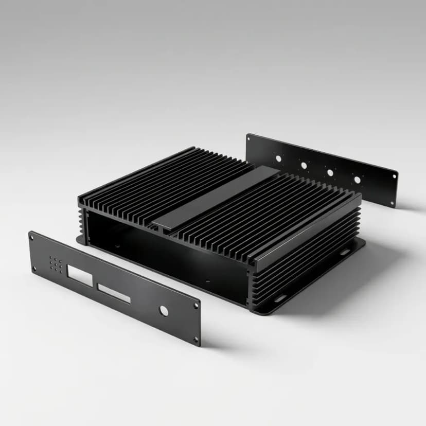 Multi-part CNC actuator assembly housing