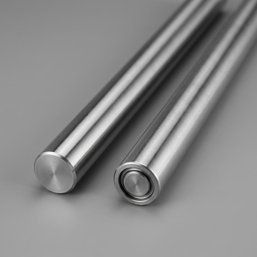 Hollow shaft with controlled runout for aerospace assemblies
