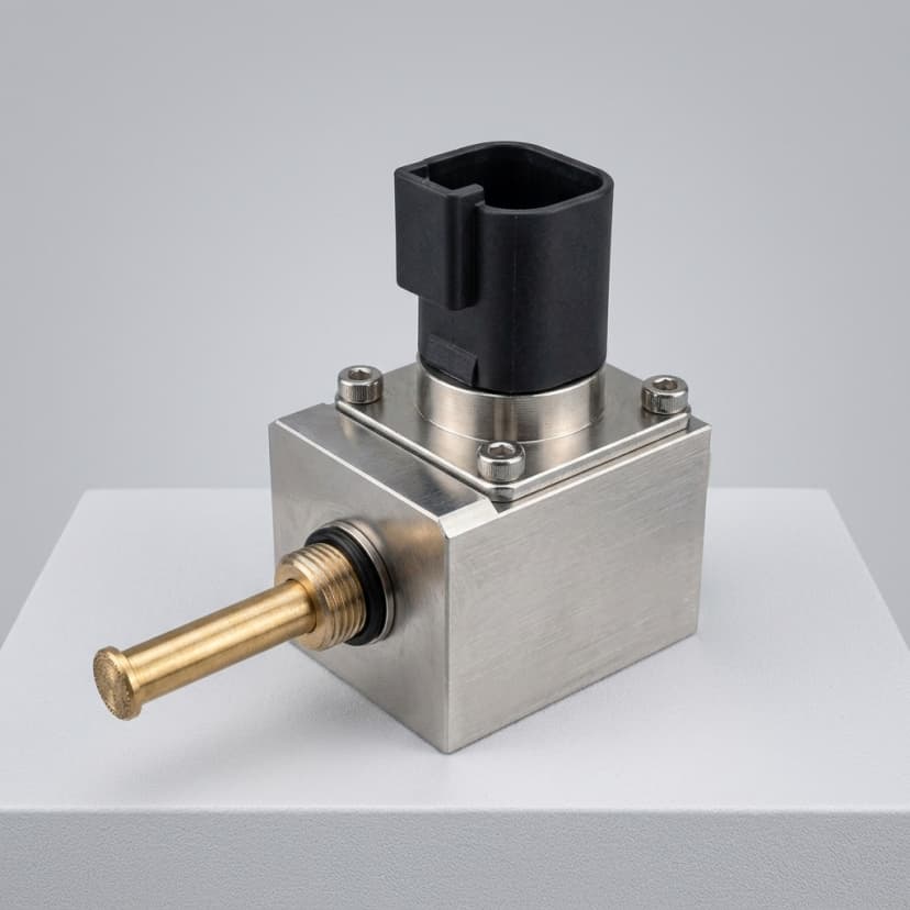 Precision sensor demonstrating quality-controlled component