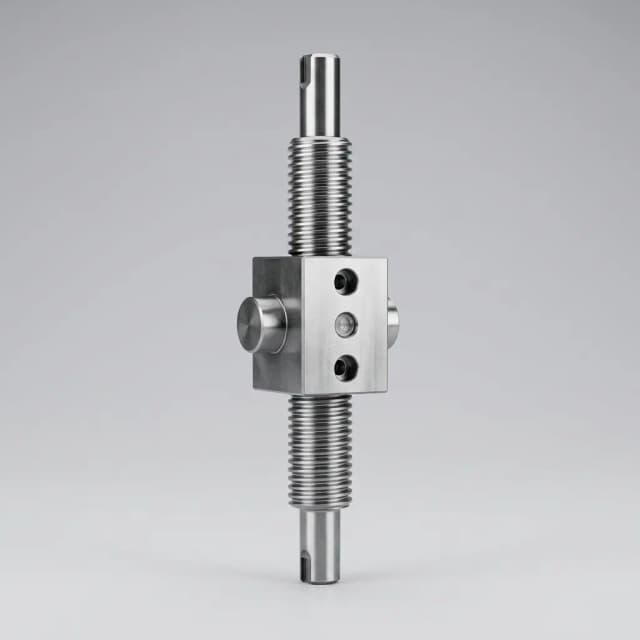 Precision shaft requiring runout and diameter inspection