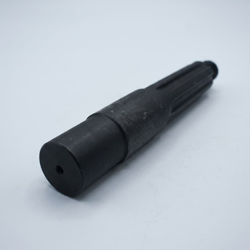 Spline shaft for high-torque actuator drivetrain